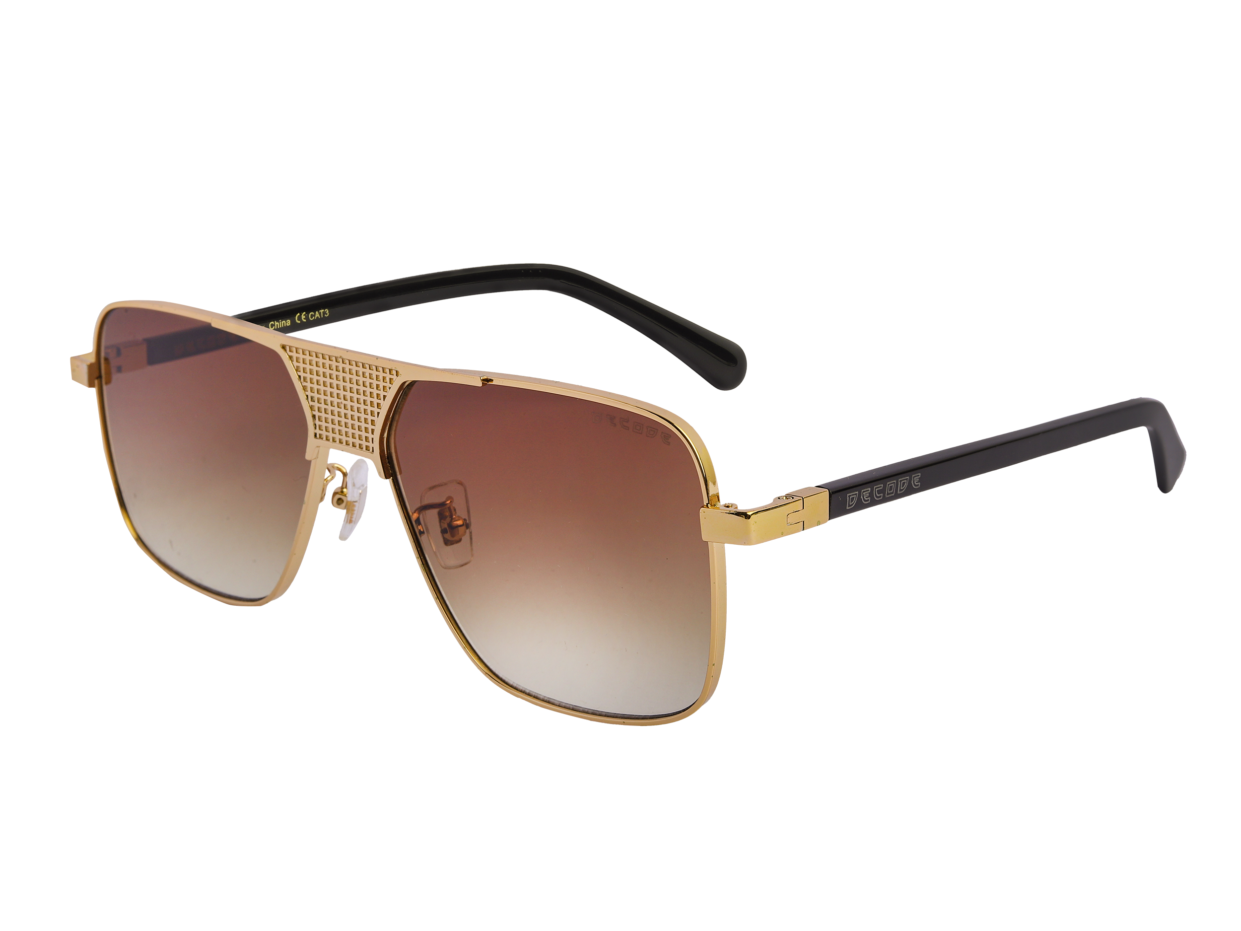 Decode Square Sunglasses - 1095 Gold