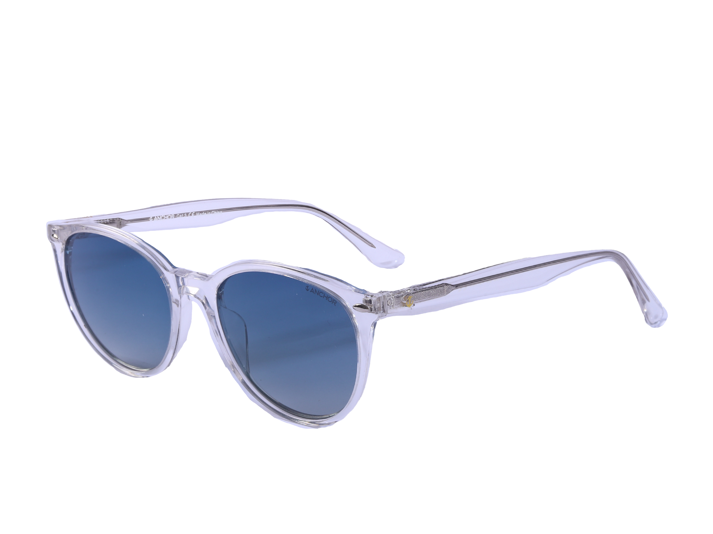 Anchor Round Sunglasses - GS5802 Crystal