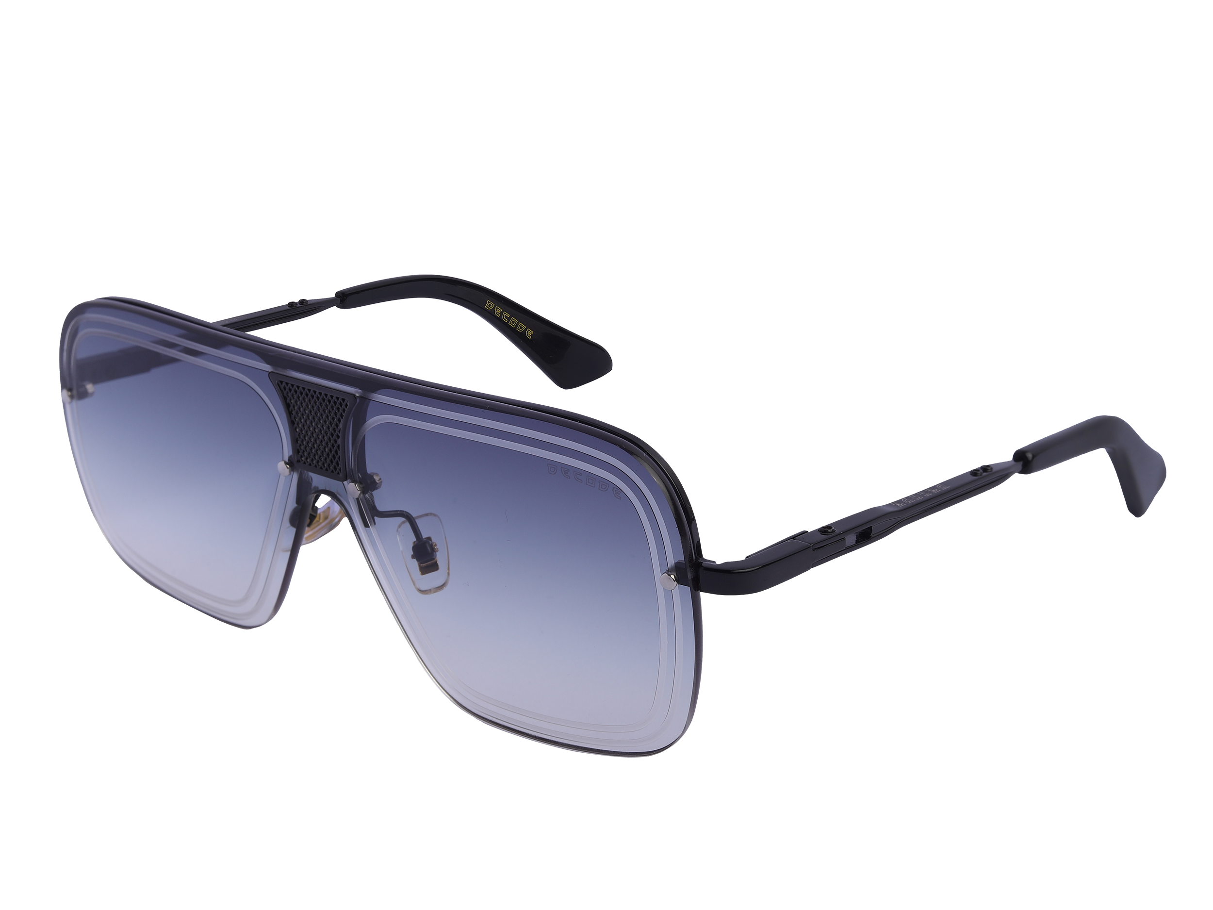 Decode Square Sunglasses - DT081 Black