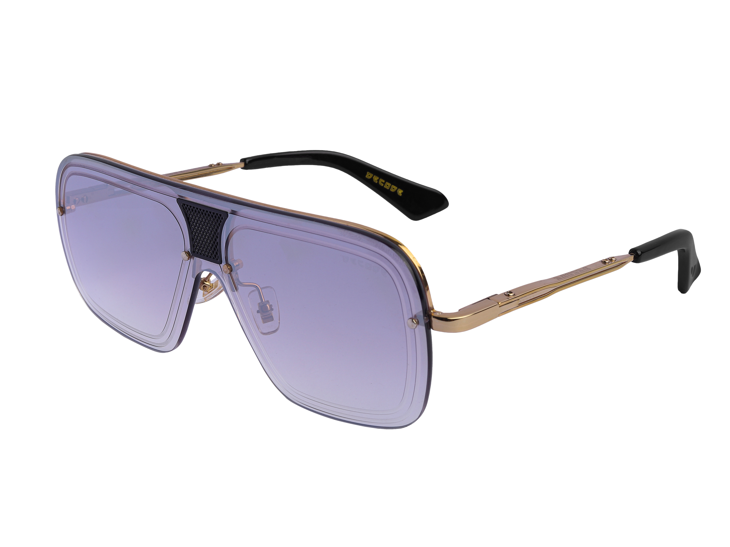 Decode Square Sunglasses - DT081 Gold