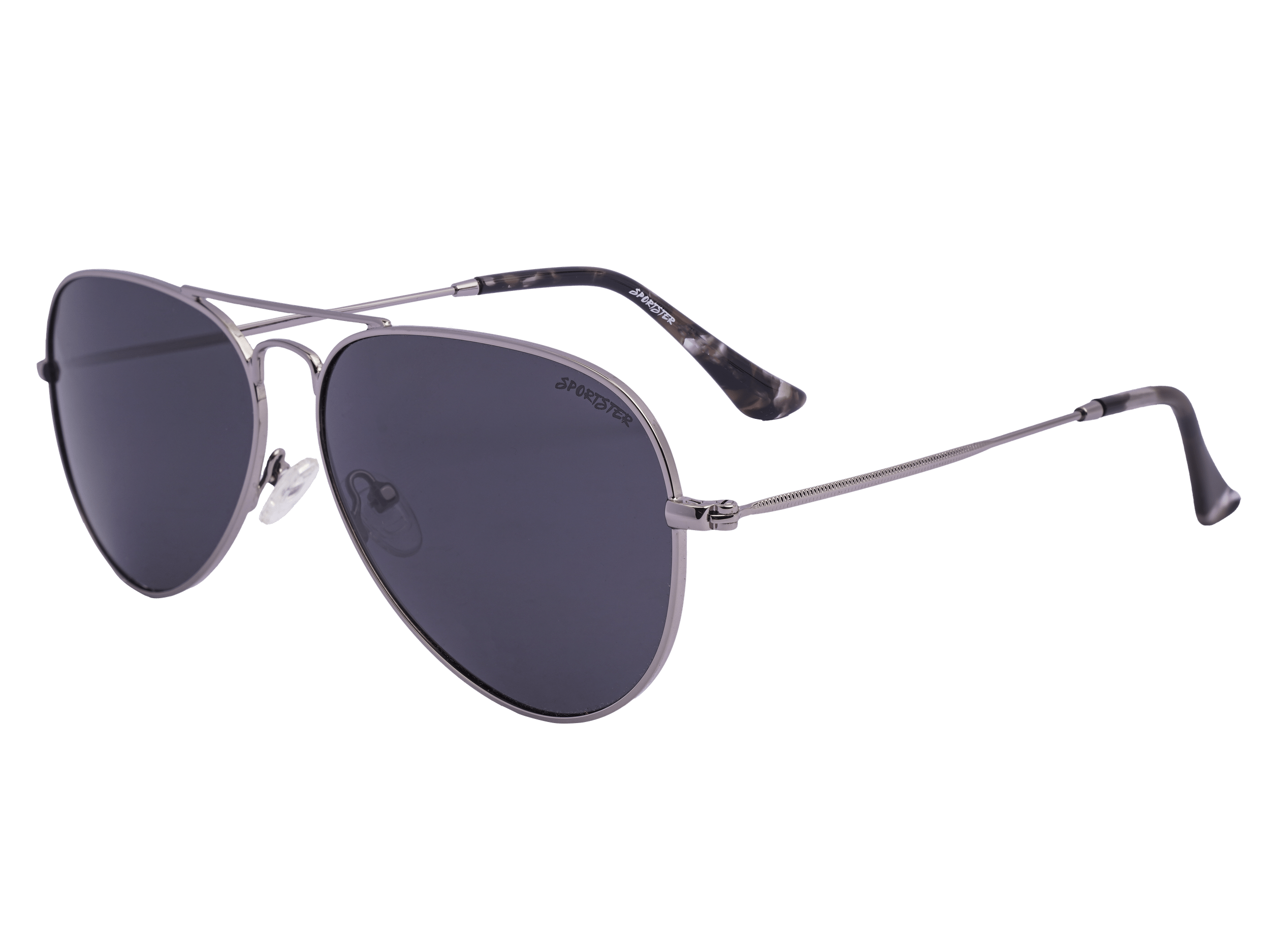 Sportster Aviator Sunglasses - GLT9117 Silver