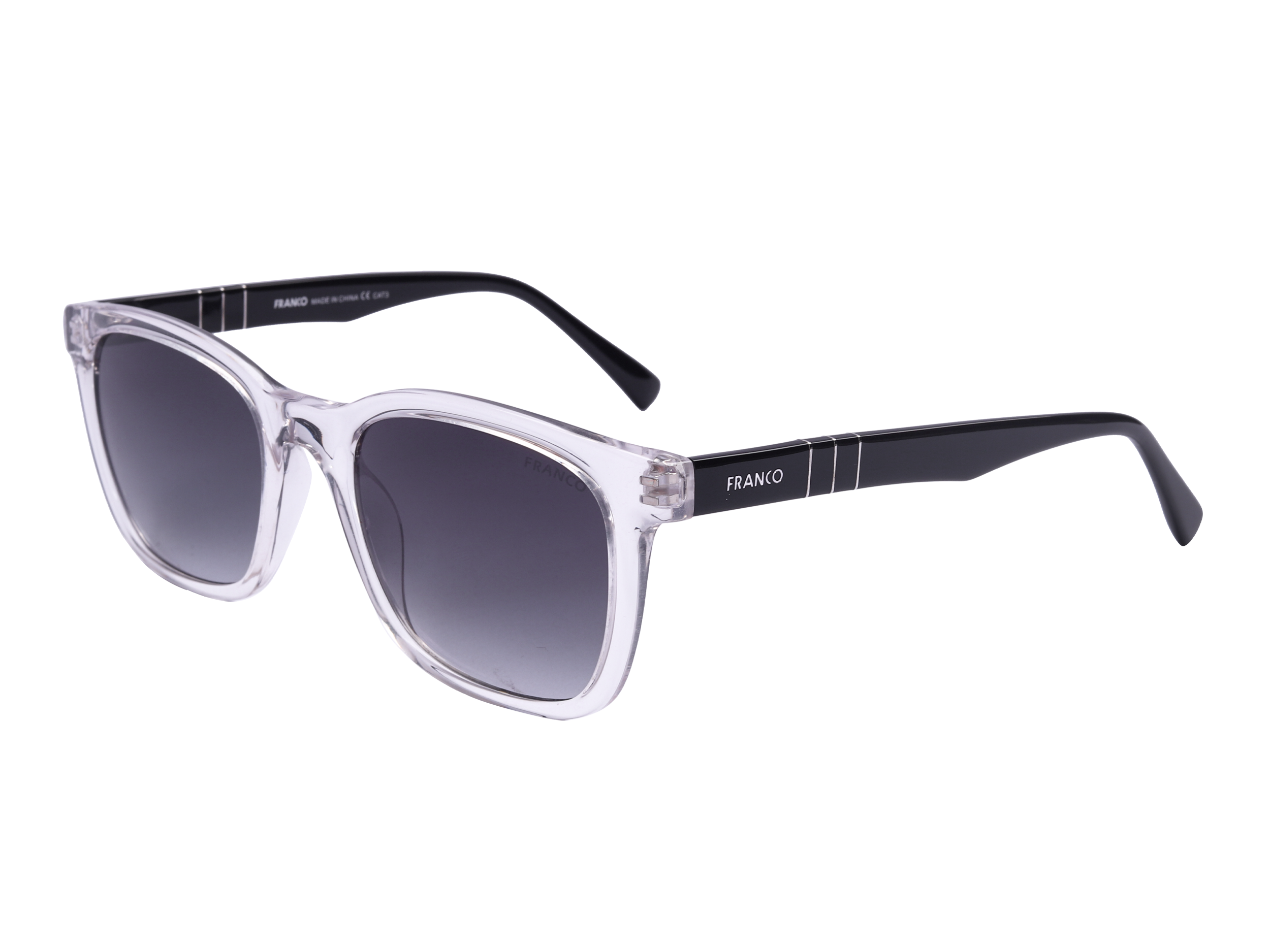 Franco Square Sunglasses - 9002 Crystal