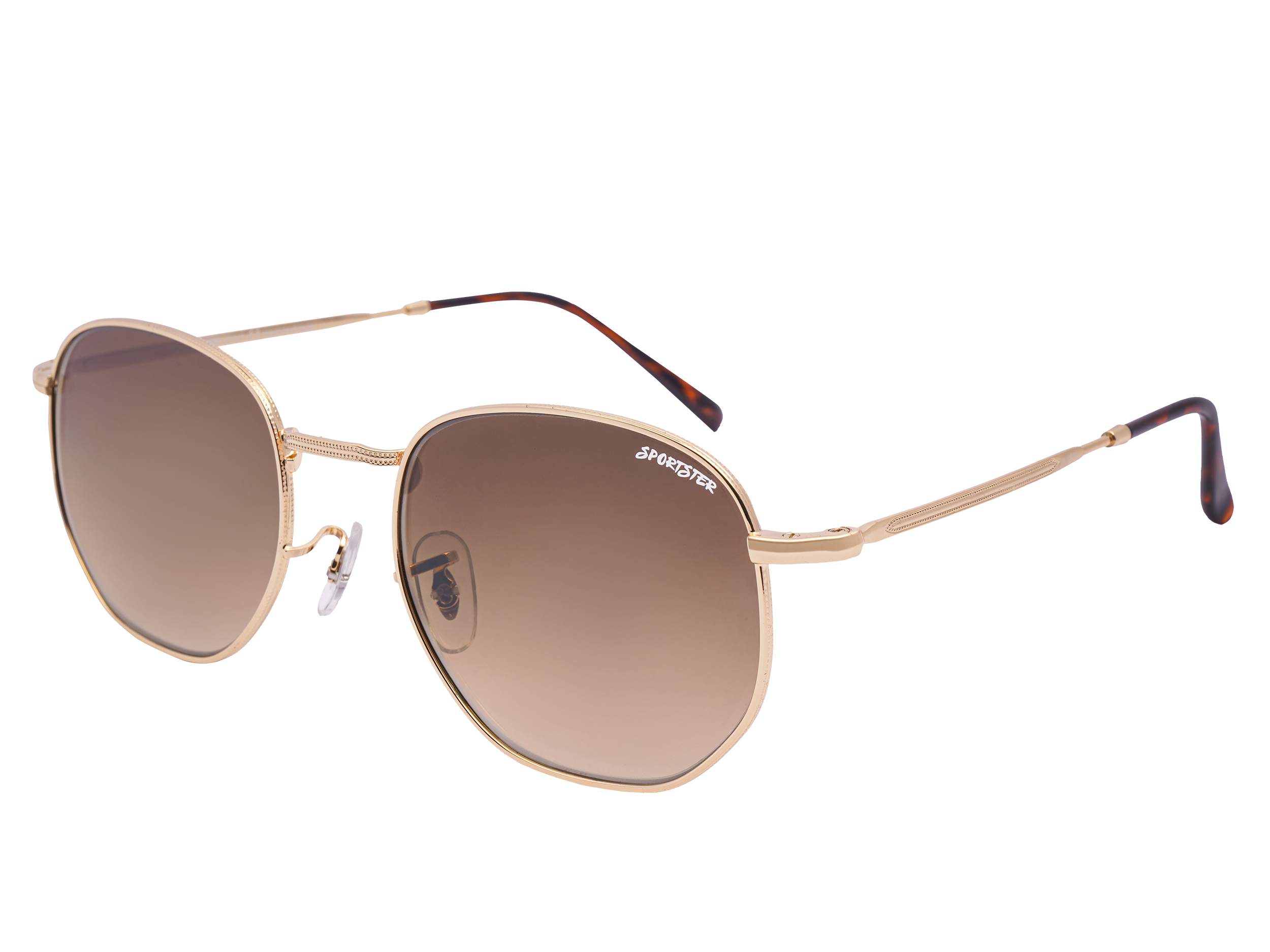 Sportster Round Sunglasses - RB3772 Matte Gold