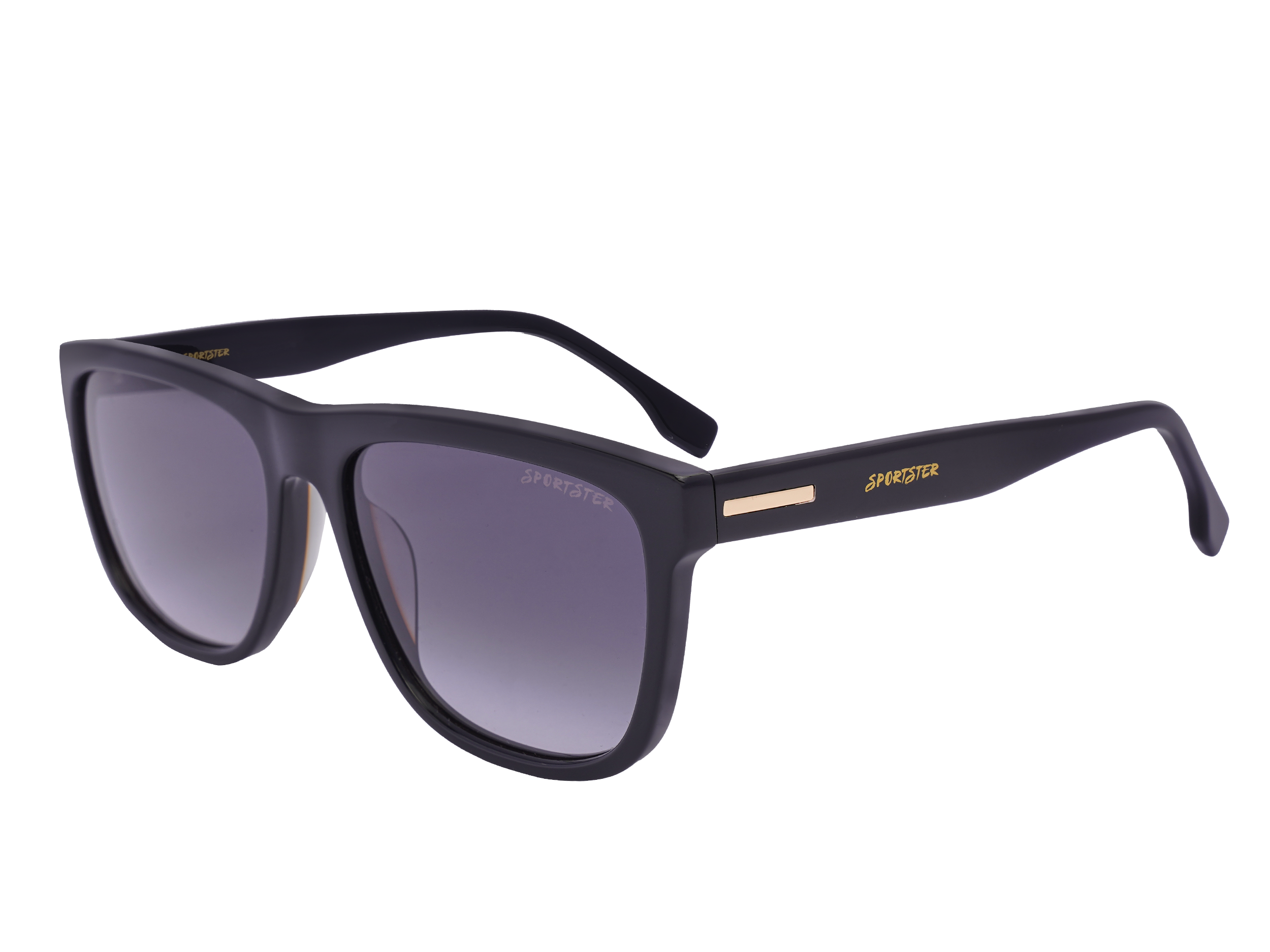 Sportster Square Sunglasses - BE4393 Black