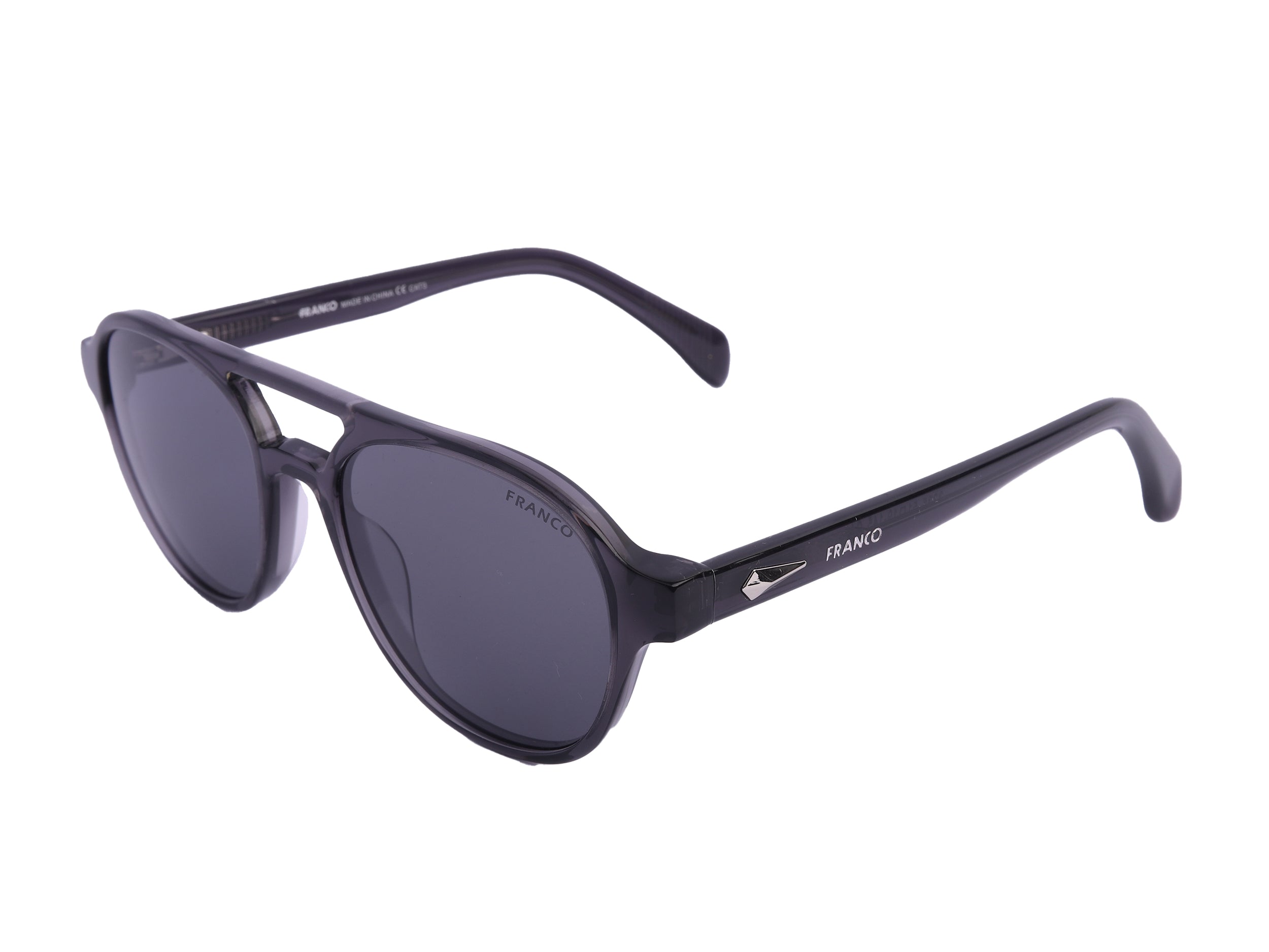 Franco Round Sunglasses - 3235 Light Grey