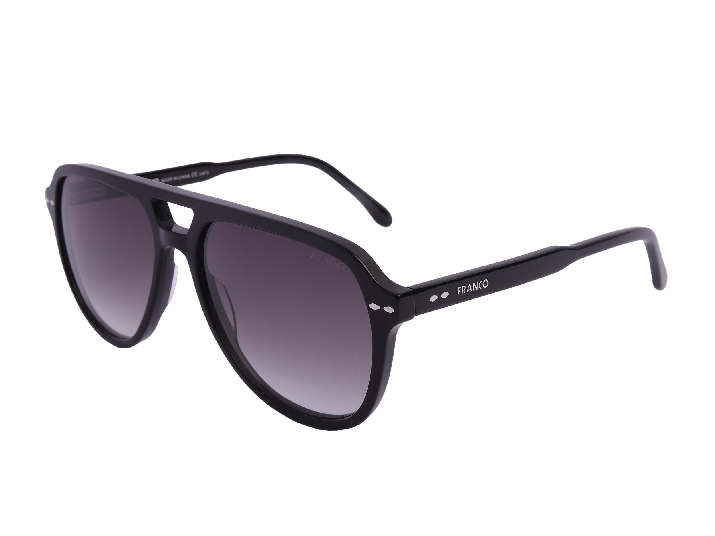 Franco Square Sunglasses - 3222 Black