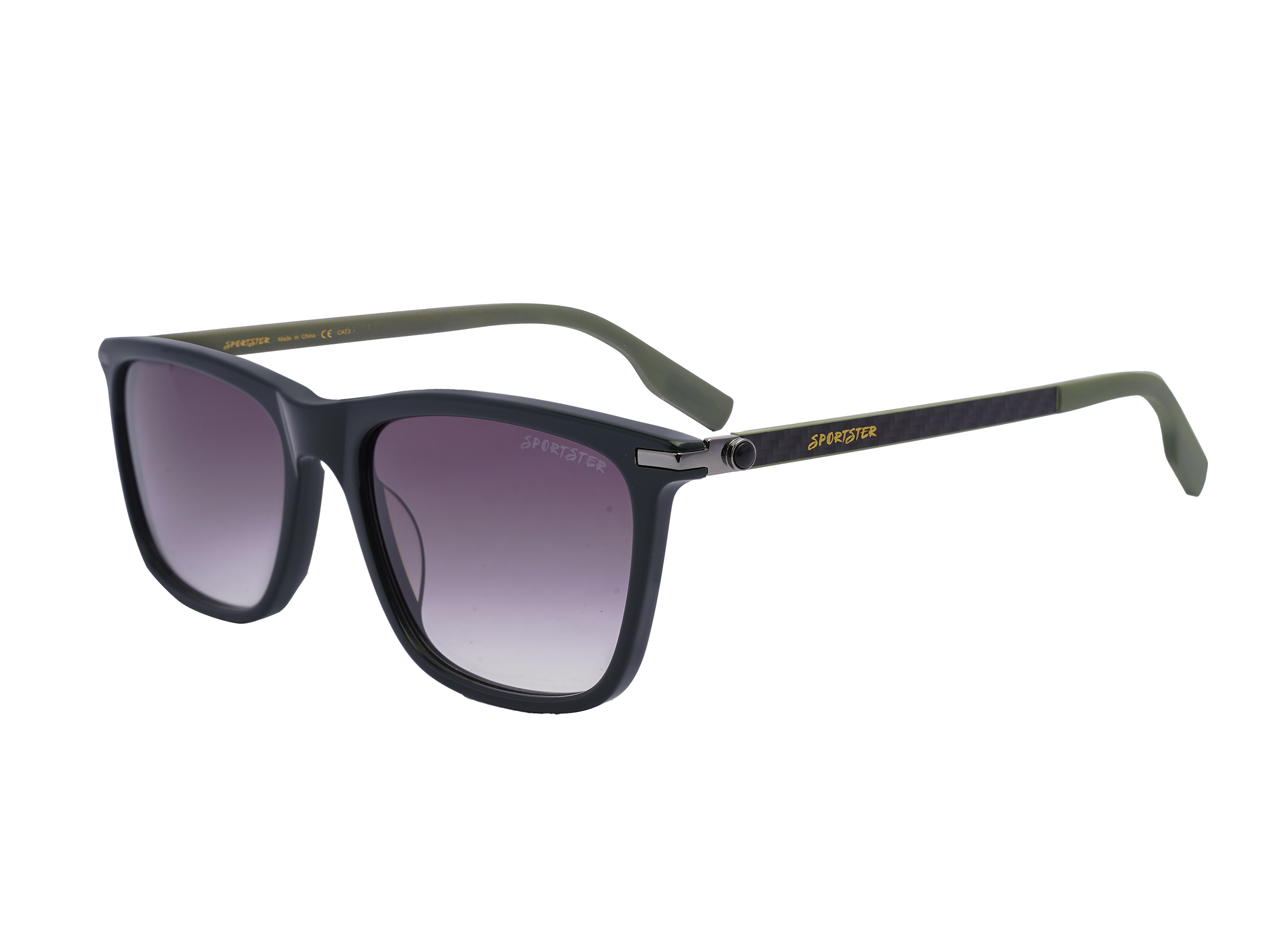 Sportster Square Sunglasses - PR54CV Black