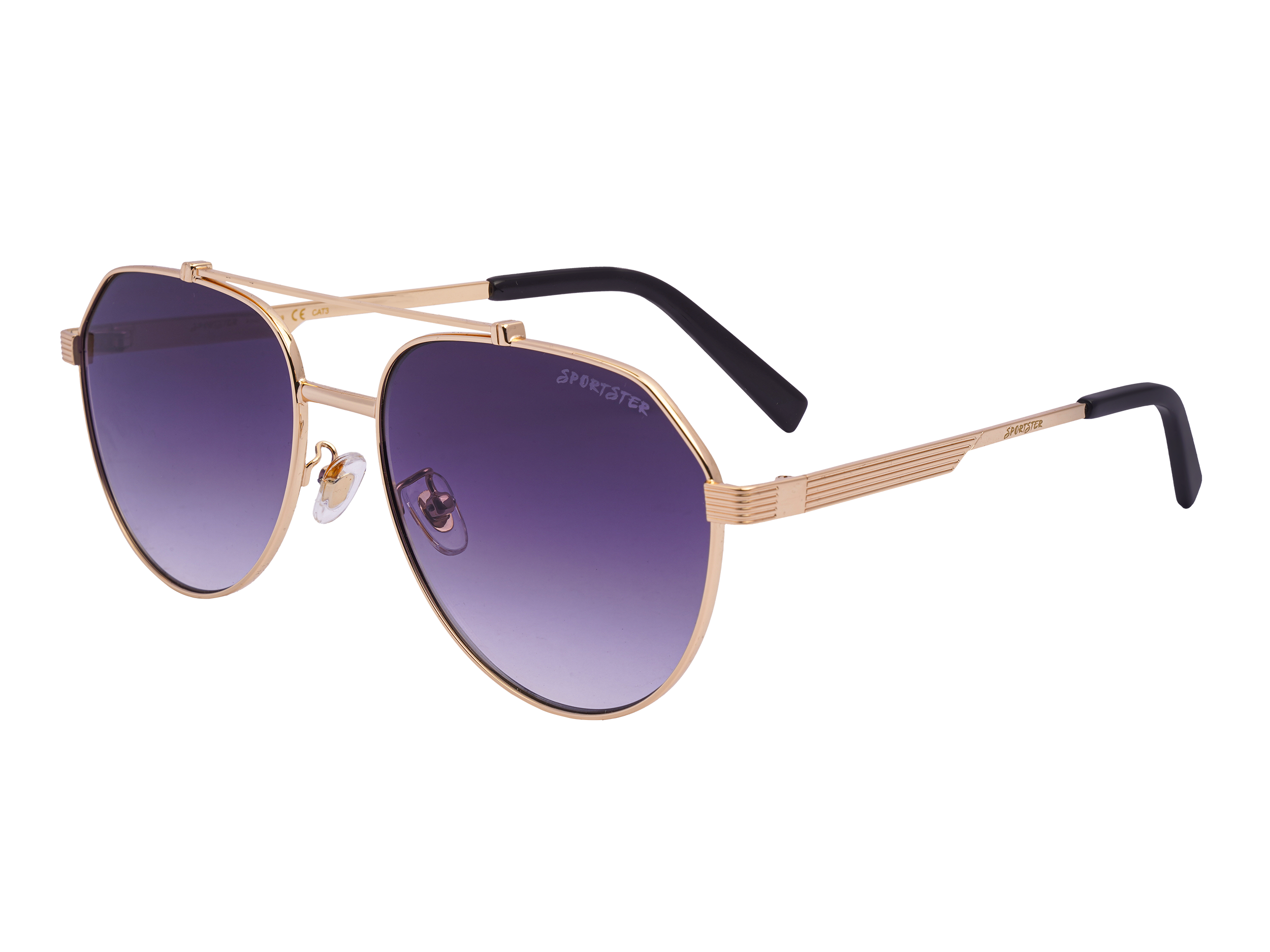 Sportster Aviator Sunglasses - PR85NR Gold