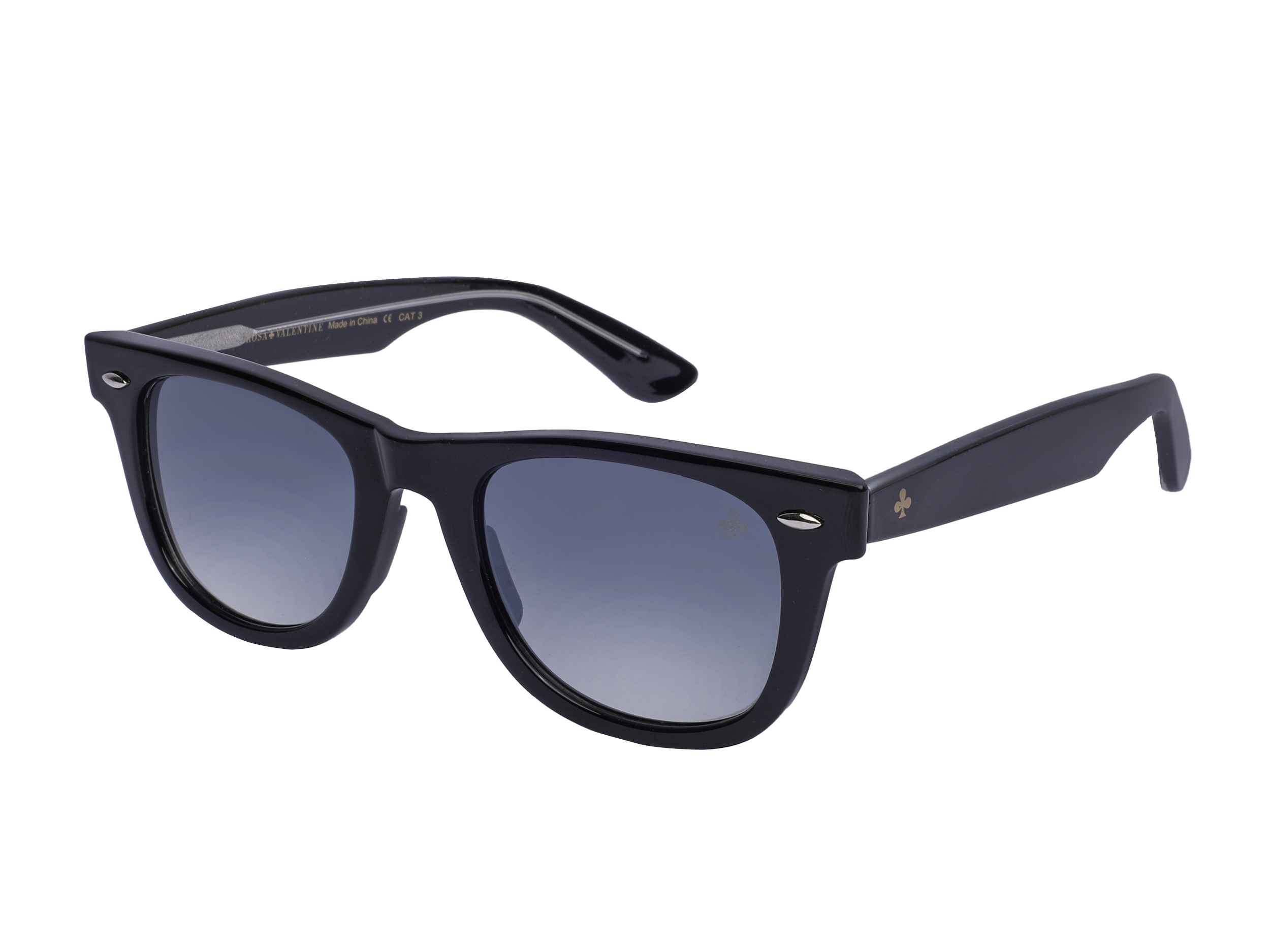 Rosa Valentine Square Sunglasses - 6802 Black