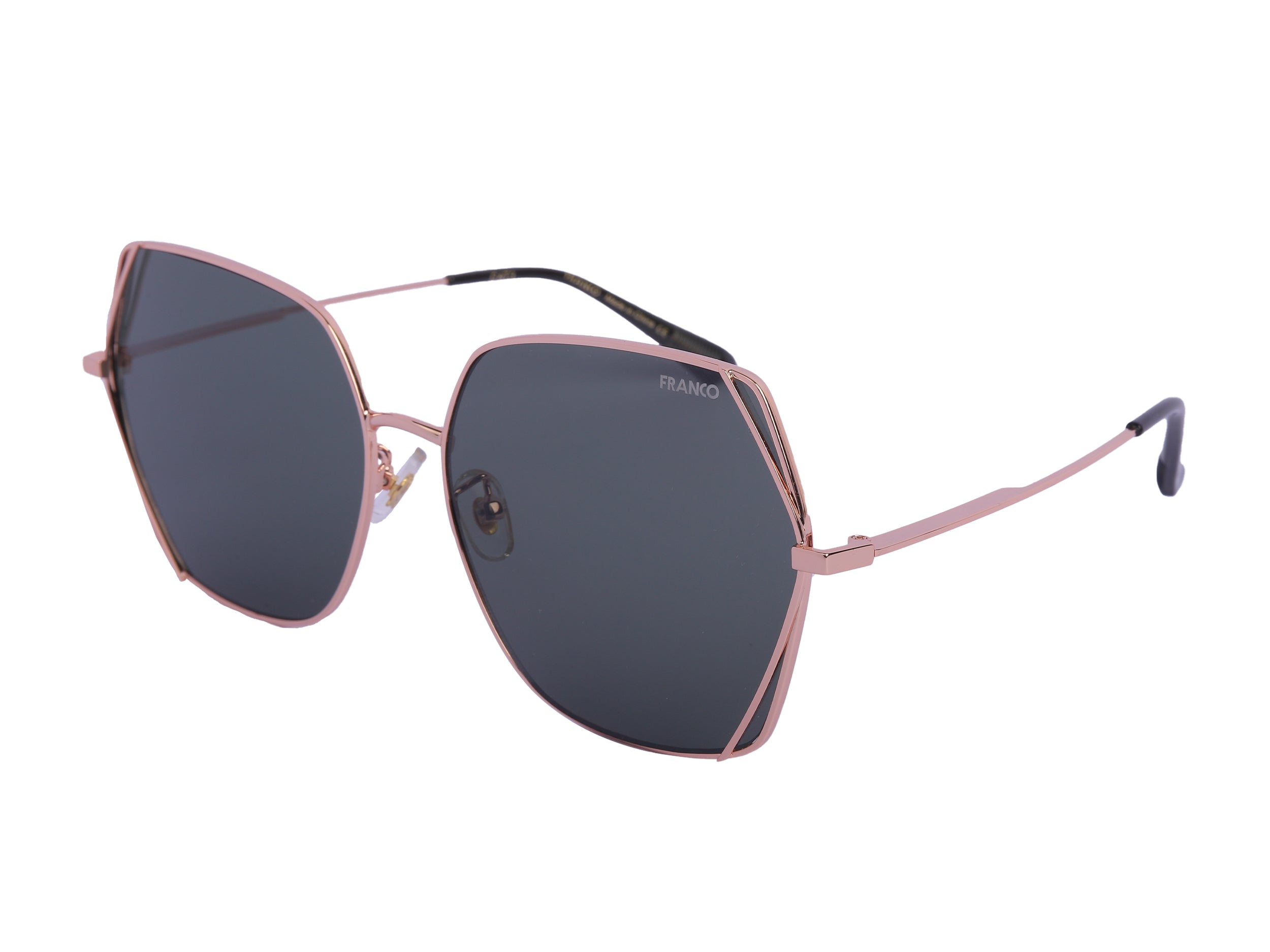 Franco Square Sunglasses - 7223 Gold Copper