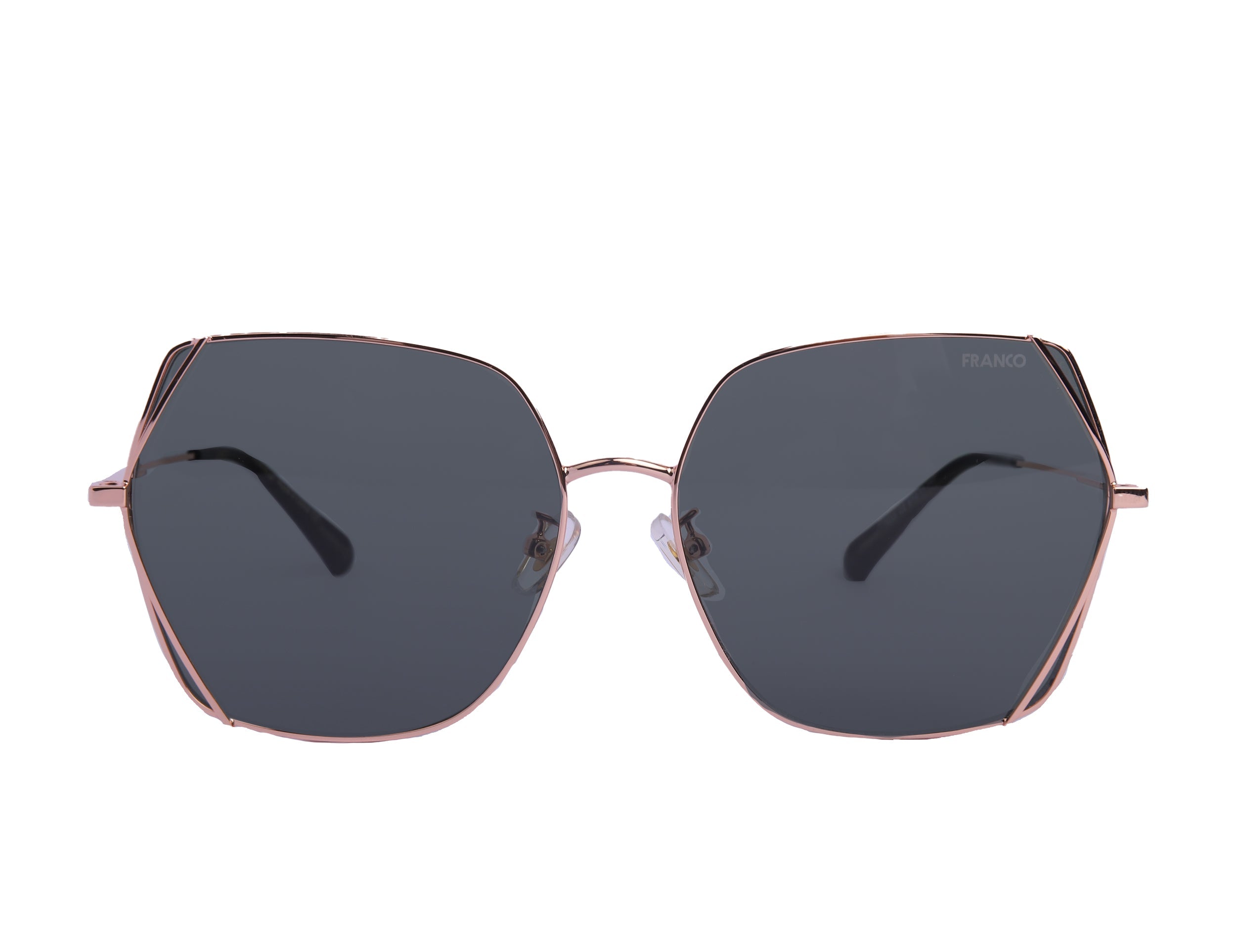 Franco Square Sunglasses - 7223 Gold Copper