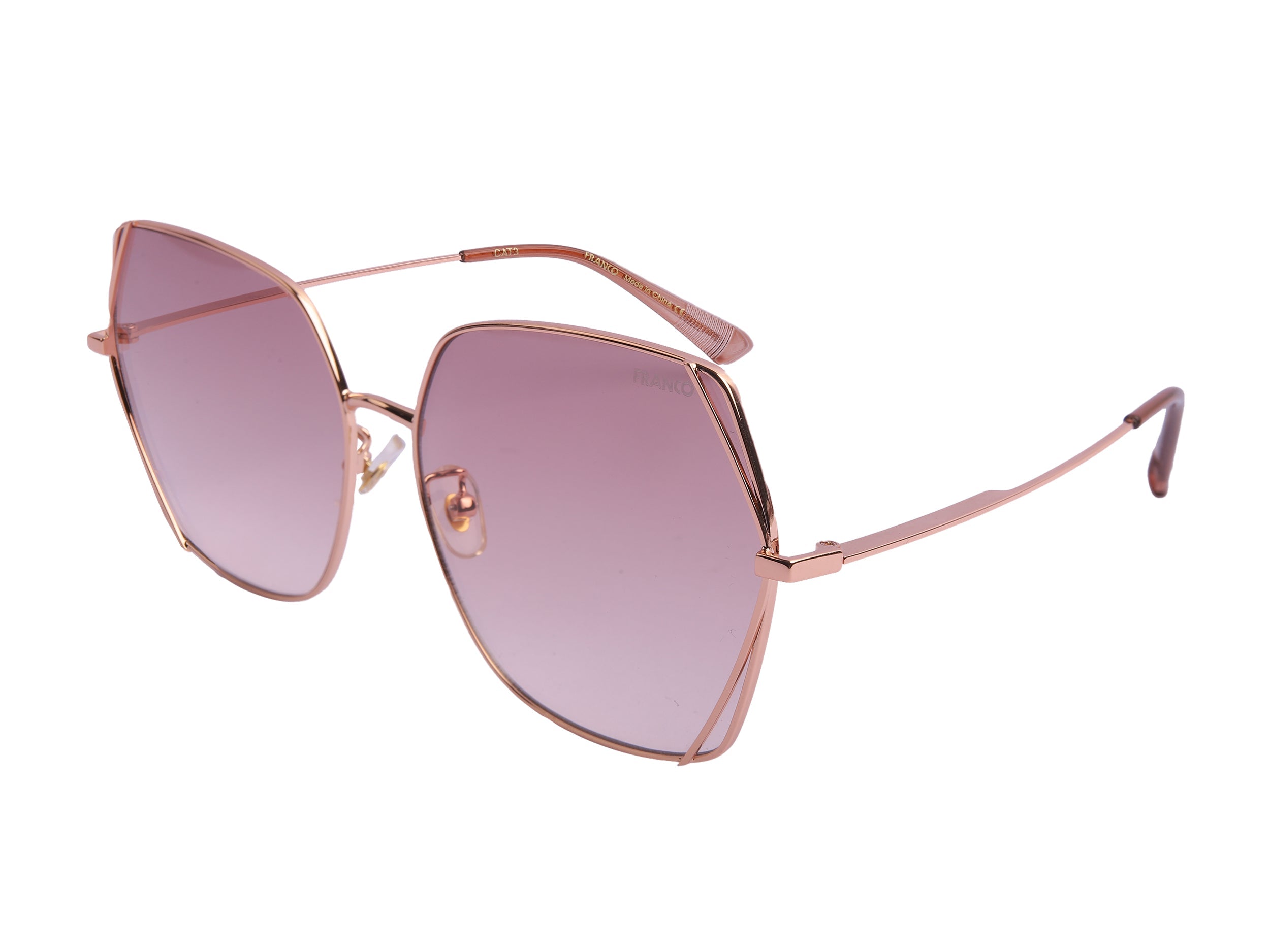 Franco Square Sunglasses - 7223 Gold