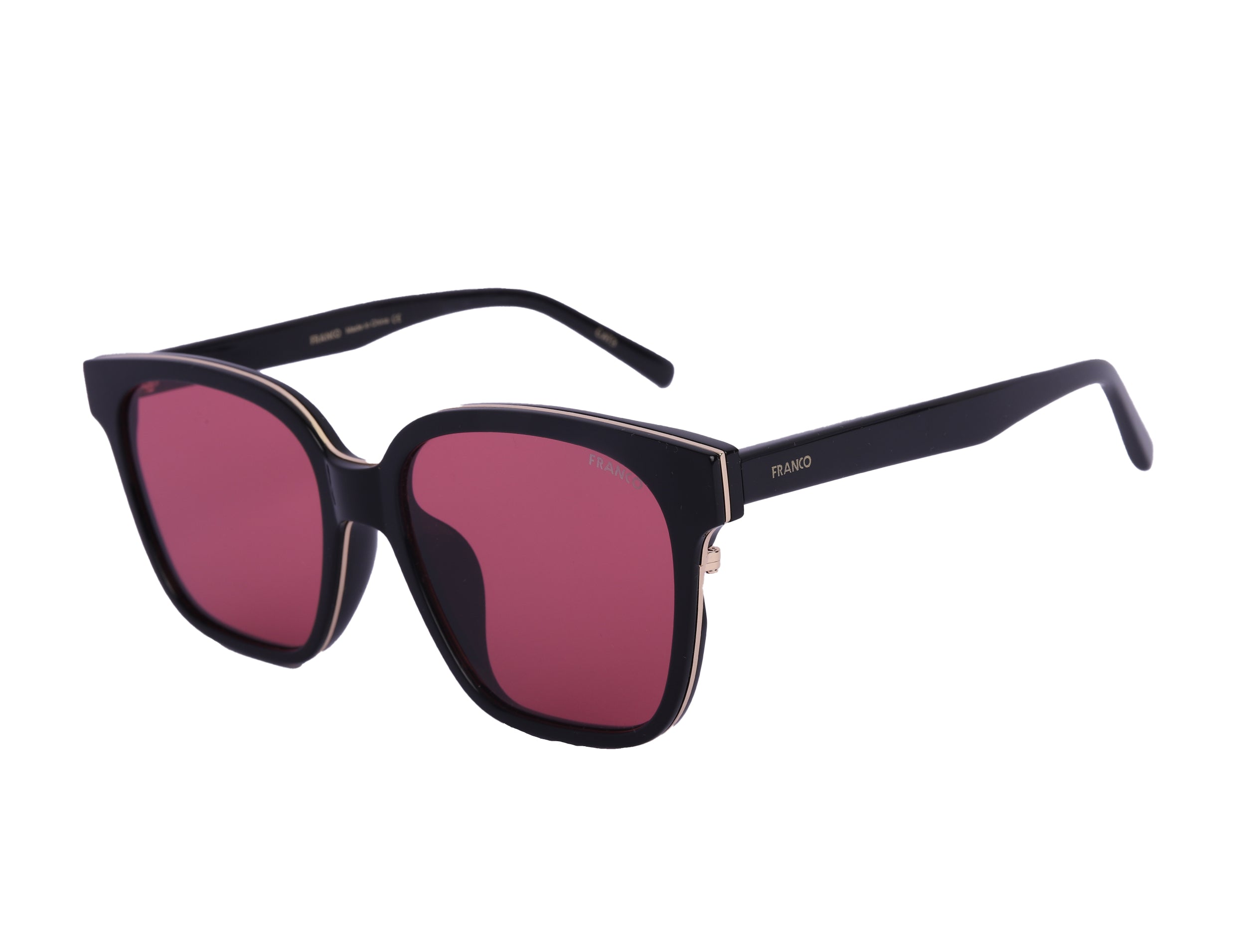 Franco Square Sunglasses - 9049 Black