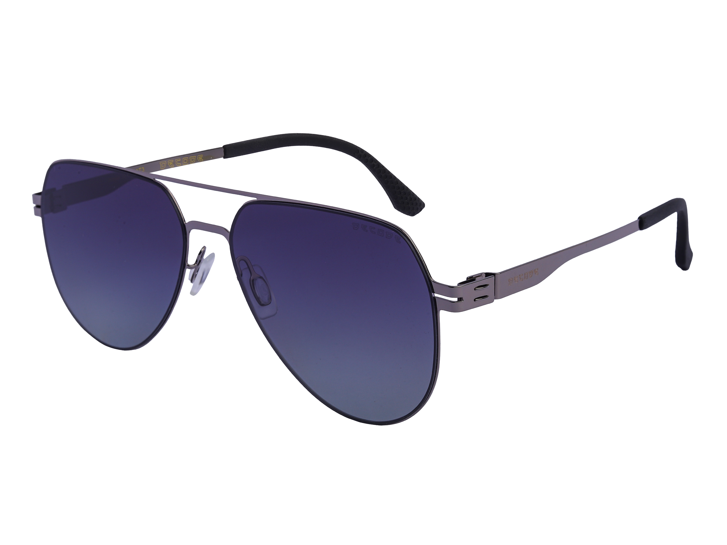 Decode Aviator Sunglasses - 18054 Silver