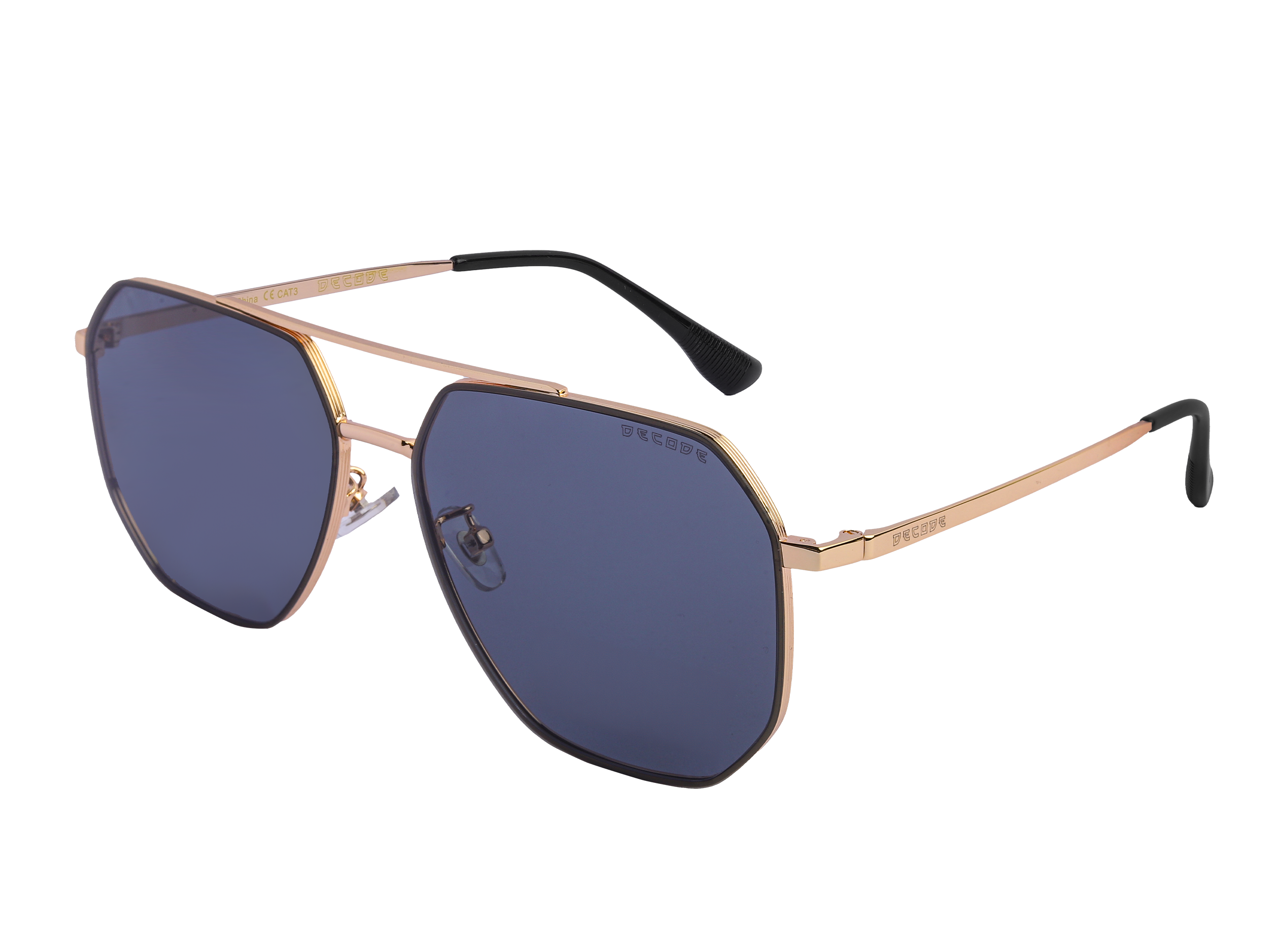 Decode Square Sunglasses - 2258 Gold