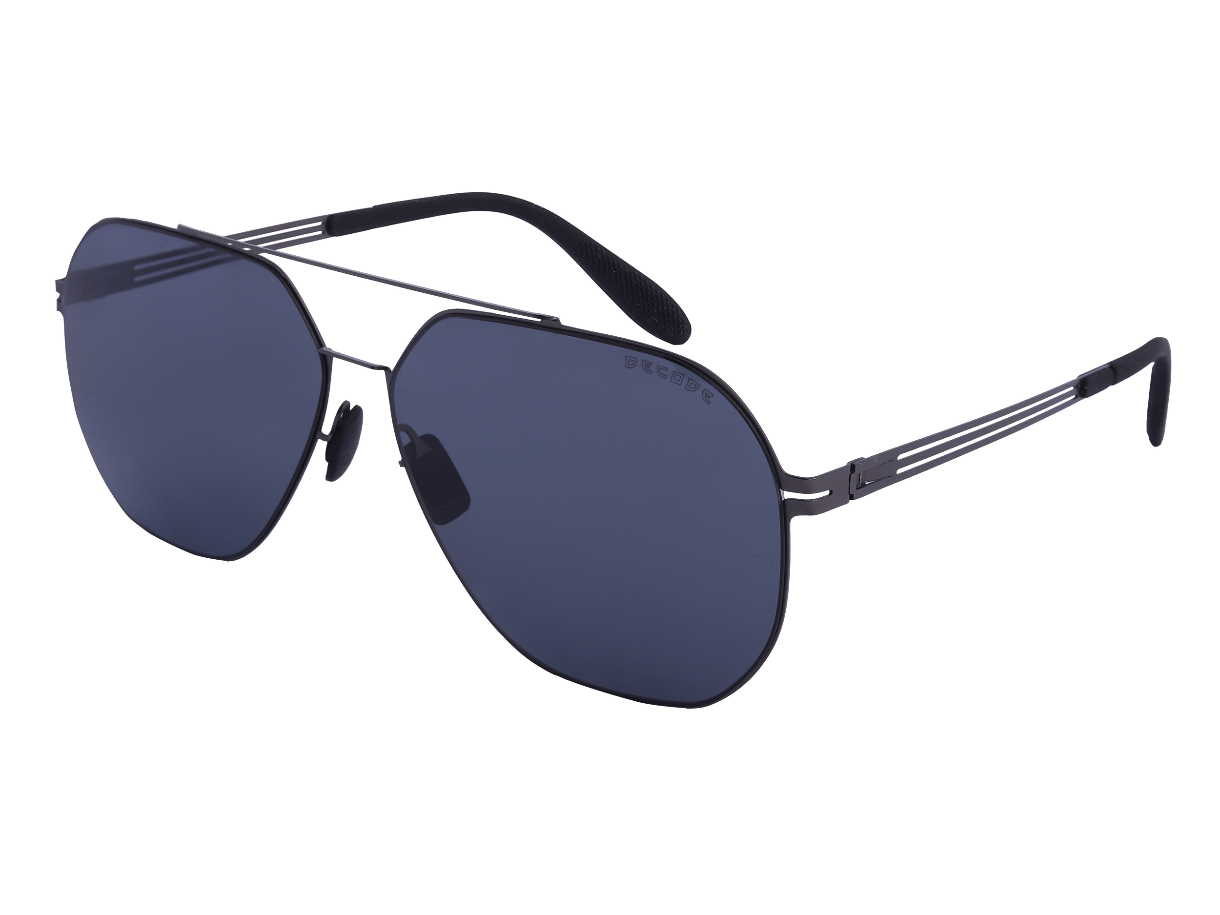 Decode Aviator Sunglasses - 7106 Black