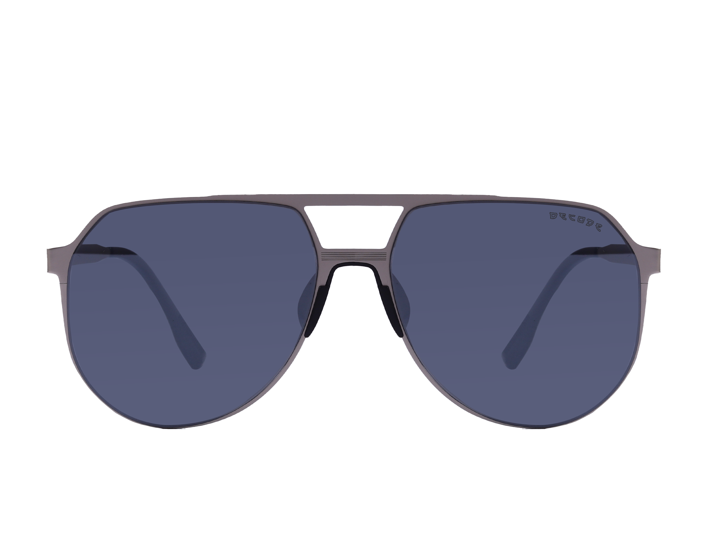 Decode Aviator Sunglasses - 2257/PLZ Silver