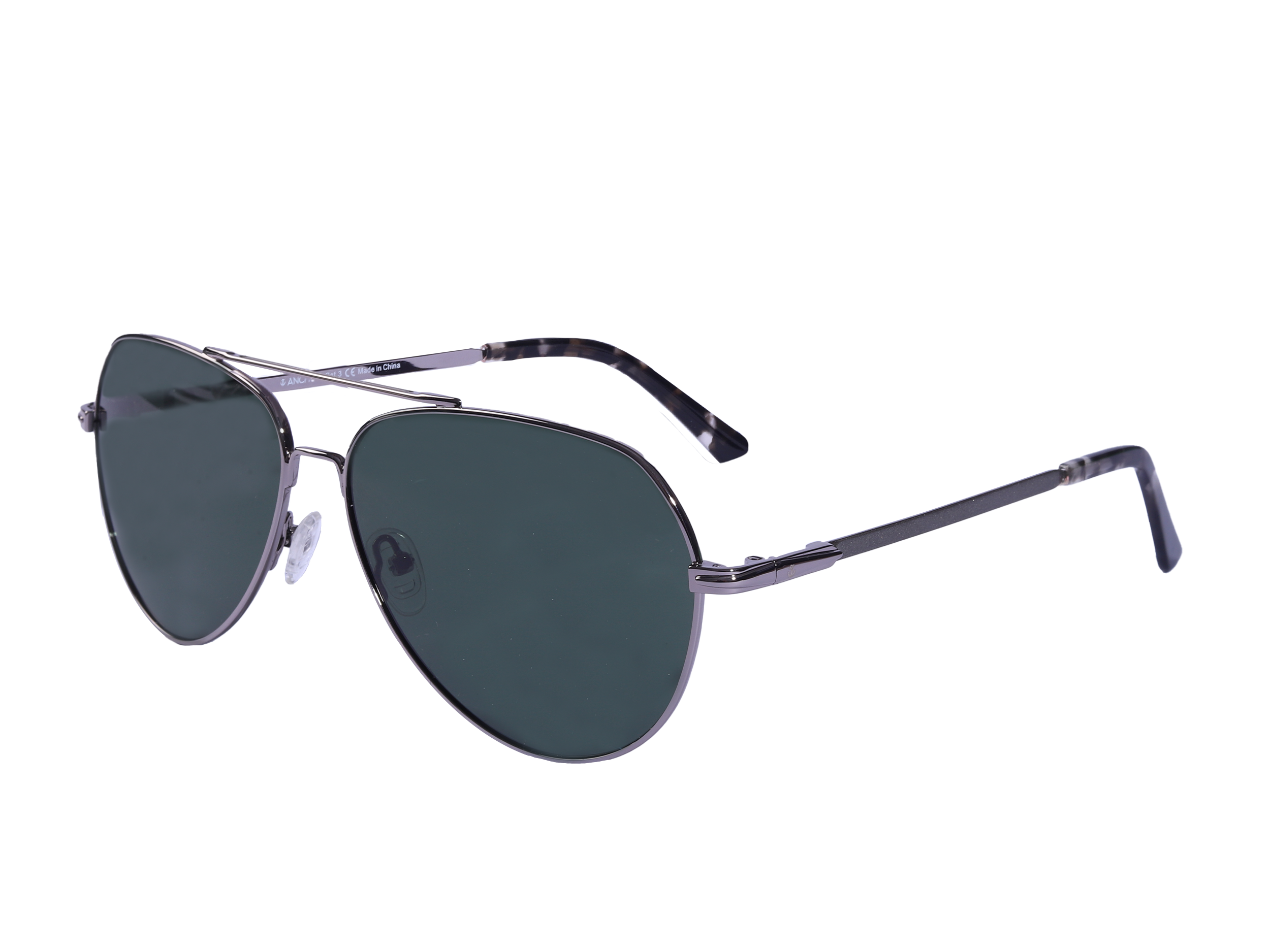 Anchor Round Sunglasses - GLT9124 Silver