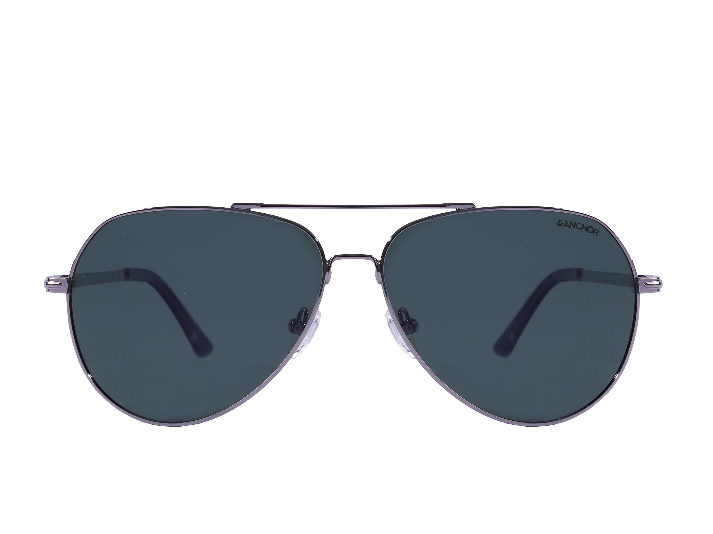 Anchor Round Sunglasses - GLT9124 Silver