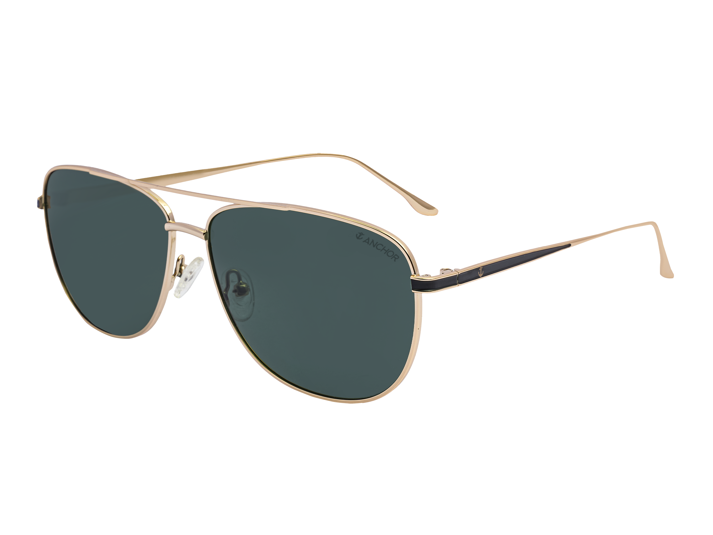 Anchor Round Sunglasses - GLT9093 Gold