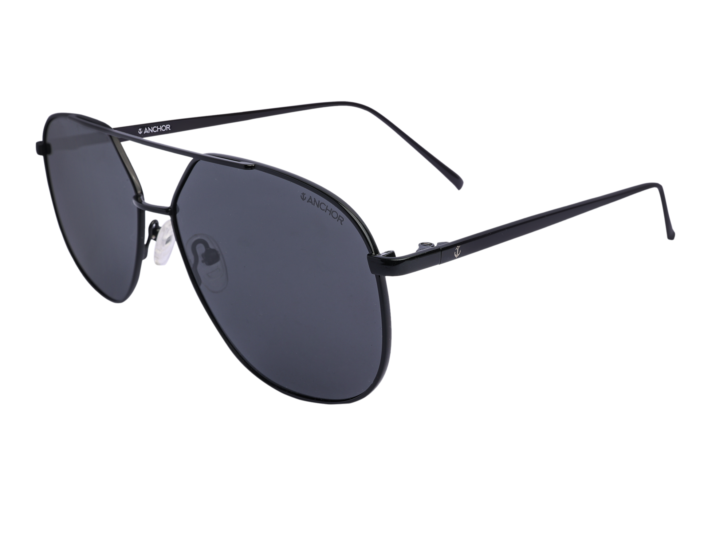 Anchor Round Sunglasses - GLT9134 Black