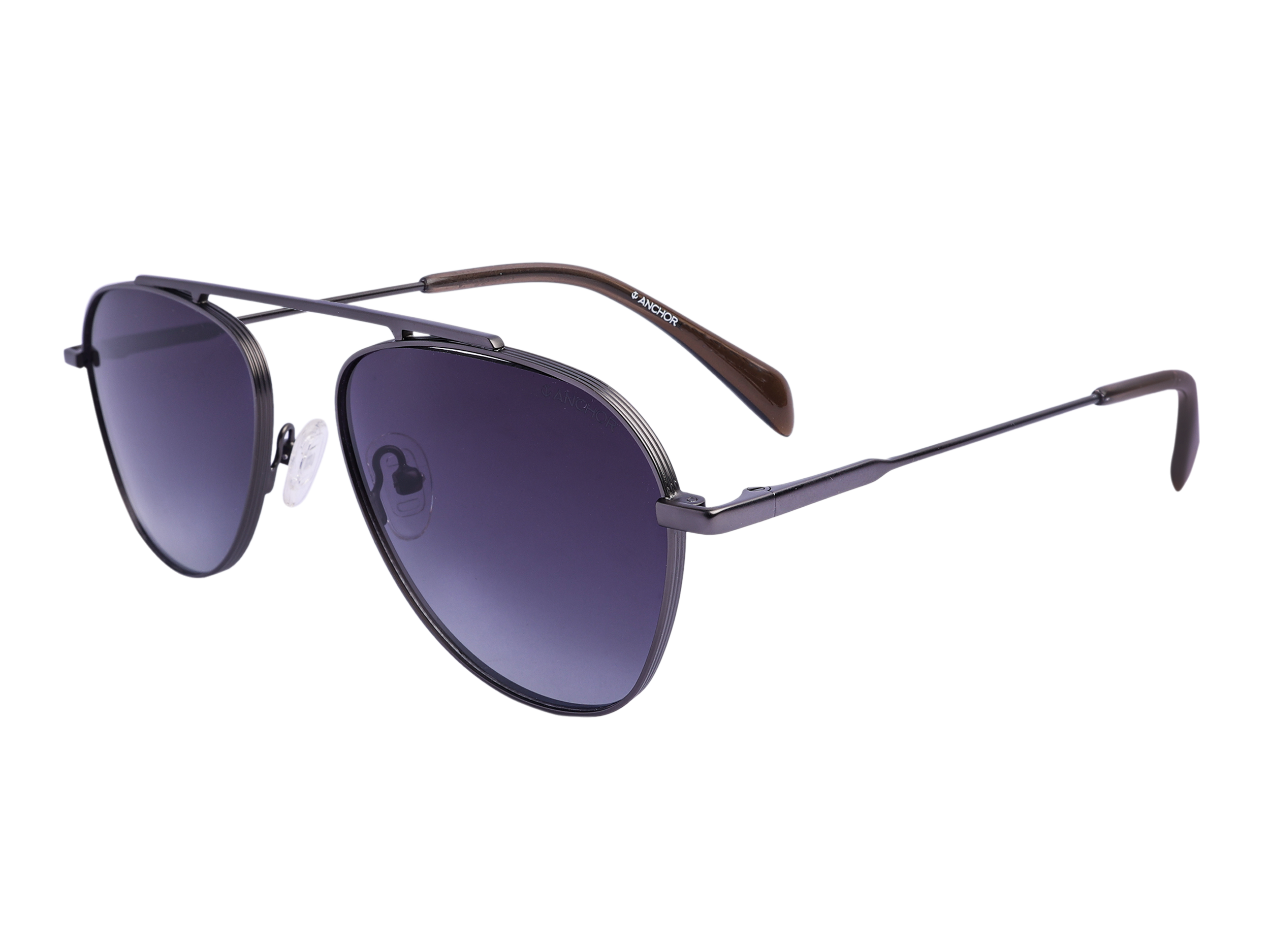 Anchor Round Sunglasses - GLT9109 Gray