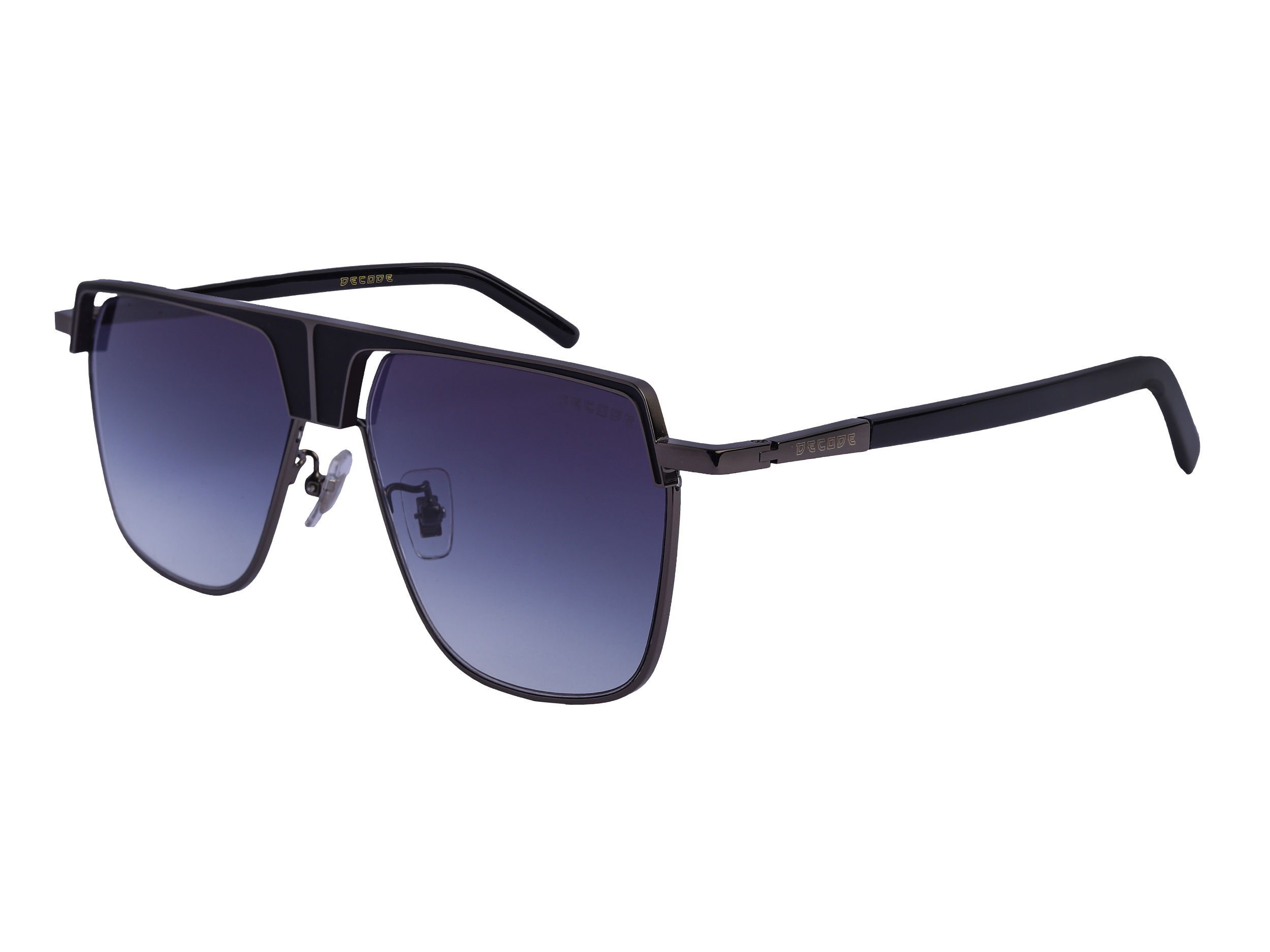 Decode Square Sunglasses - 1068 Black